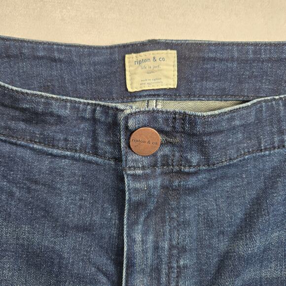 Wide Leg Denim Jeans - Picture 4 of 13